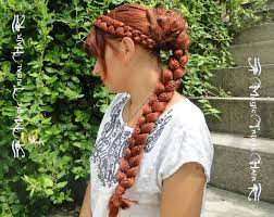 So we create any hair content you can think of. Rapunzel Braid Renaissance Hair Piece 50 Cm 20 Long Etsy