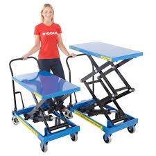 Medium Duty Scissor Lift Tables Capacity 125kg To 500kg Lift Table Scissor Lift Workshop Bench