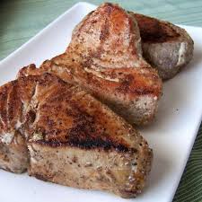 Seared Spicy Tuna Steaks Tuna Steak Recipes Tuna Steaks Easy Steak Recipes