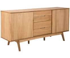 Sideboard Bettina Mit Schubladen Und Eichenholzfurnier Westwingnow Eiche Holz 50er Jahre Mobel Sideboard