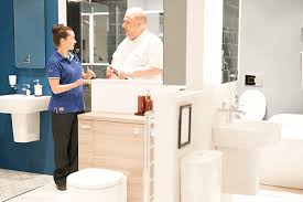 The 48 inch stamford bathroom vanity is designed and fully constructed of solid wood (base and doors). Bathroom Showrooms Bathrooms Wolseley