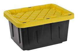 Find storage bins at wayfair. Amazon Com Muscle Rack Hd5g 4pk 5 Gal Heavy Duty Storage Tote 4 Pack 8 75 Height 12 25 Width 16 Length Pack Of 4 Industrial Scientific