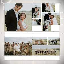 Wedding Album Template Black Tie 10x10 Wedding Book Etsy Perkawinan Fotografi Kolase Foto