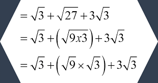 Masih ada akar 27 yang tidak sama, jadi harus dipecah dulu. 3 Contoh Soal Penjumlahan Beberapa Akar Solusi Matematika