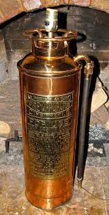 Maybe you would like to learn more about one of these? Vintage Fire Extinguisher Lamp Copper And Brass 2 1 2 Gallon Fire Extinguisher Extinguisher Copper And Brass