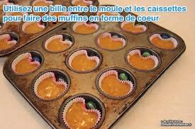 L Astuce Geniale Pour Faire Des Muffins En Forme De Coeur Formes De Coeur Gateaux En Forme De Cœur Moule Muffin