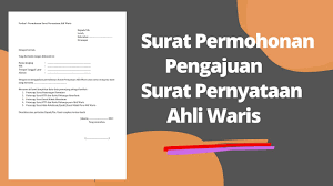 Yang dimaksud dengan ahli waris ini merupakan keluarga atau orang yang mempunyai ikatan. Surat Permohonan Membuat Surat Pernyataan Ahli Waris Di Kelurahan Youtube