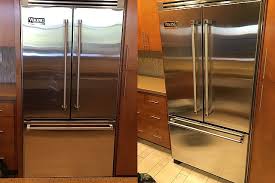 The following techniques are for uncoated stainless steel only. Stainless Steel Appliance Scratch Removal Stainless Steel Scratches Sub Zero Wolf Viking Repair