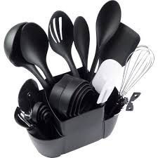 Utensil sets are a crucial component in any modern kitchen. Mainstays 21 Piece Kitchen Utensils Set Organizer Caddy Included Walmart Com Walmart Com