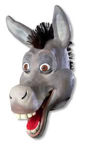 Shrek Esel Maske Lizenzierte Esels Maske Aus Dem Film Shrek Horror Shop Com Esel Maske Tiermasken Esel Kostum
