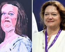 Vincent Namatjira says 'people don't have to like my paintings' after Gina  Rinehart demands portrait be removed