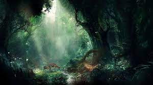 Maybe you would like to learn more about one of these? I M A 17 Year Old Artist Who Creates Digital Landscapes Inspired By My Childhood Memories Fantasy Landscape Jungle Wallpaper Fantasy Forest