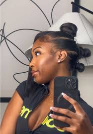 3 Bun Mohawk Black Girl