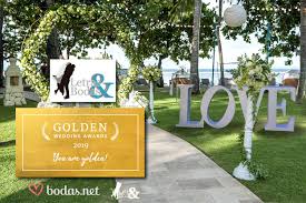 Descarga plantillas de office para presupuestos, planificaciones, invitaciones, listas de invitados, tarjetas de nombres y. Letras Bodas Gana El Premio Golden Wedding Awards 2019 De Bodas Net Capital