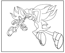 Every day is a good day to color. Sonic And Shadow Fighting Coloring Pages