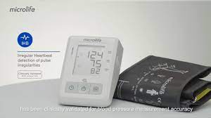 Arterial blood pressure is most commonly measured via a sphygmomanometer, which historically used the height of a column of mercury to reflect the circulating pressure. Microlife Bp B2 Basic Blood Pressure Monitor With Irregular Heartbeat Detection Eu Version Youtube
