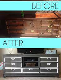 Entertainment Center Idea Diy Dresser Makeover Furniture Makeover Dressers Makeover