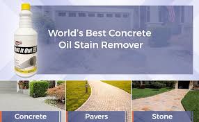 With a bit of effort and patience, you can remove oil stains however, this will not increase the prices you pay for products. Amazon Com Chomp Pull It Out Oil Stain Remover For Concrete Grease Remover For Garage Floors Driveways Home Kitchen