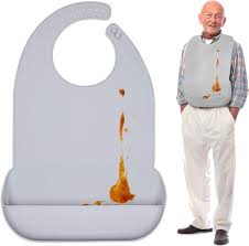 Adult Bibs for Eating – Washable Silicone Adult Bibs for Elderly Men and  Women, Plastic Bibs for Adults Senior Citizens, Disabled Products for Adults,  Clothing Protectors with Crumb Catcher : Amazon.co.uk: Health
