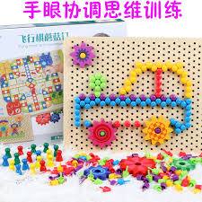 Come and immerse yourself in chess online for free! Children S Flying Chess Mushroom Nails Beads Large Jigsaw Puzzles Building Blocks 3 4 5 Years Old Boys And Girls Intellectual Toys