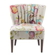 Remy Channel Back Slipper Chair Green Cream In 2020 Chair Green Chair Accent Chairs