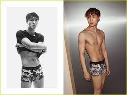 Gerber uploaded a picture of herself wearing a fur jacket from the collection which is white, red and ochre. Jacob Elordi Strips Down For Calvin Klein Campaign Photo 1253419 Bella Hadid Beth Ditto Cara Taylor Diplo Jacob Elordi Jelly Lin Lay Zhang Matthew Noszka Naomi Campbell Odell Beckham Jr Shirtless