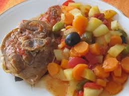 Osso Bucco De Dinde A L Espagnole La Cuisine Au Village Recette A Base De Poulet Dinde Recette De Plat