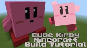 Cube Kirby Minecraft Build Tutorial - YouTube