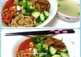 Resep Mie Ayam Abang Oleh Yny Recipe Resep Mie Resep Ayam