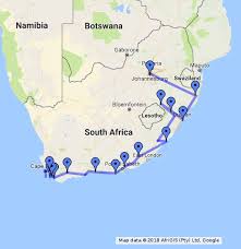 Post yours and see other's reports and complaints South Africa Route Google My Maps