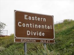 The eisenhower memorial tunnel, about 60 miles west of denver on interstate 70, sits at an elevation of 11,013 feet at the east portal and 11,158 feet at the west portal. Eastern Continental Divide I68 Grantsville Maryland Elevation Signs On Waymarking Com
