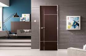 In this masculine bedroom, a metal sliding door adds a cool, contemporary look. Door Design For Room Door Inspiration For Your Home