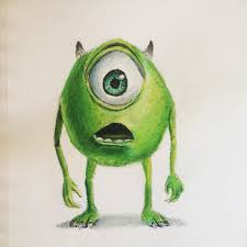 Free monster coloring pages for boys and girls. Peacefulmindasmr On Twitter Did A Little Color Pencil Sketch Of Mike From Monsters Inc Art Colorpencil Drawing Sketch Mikewazowski Monstersinc Disney Https T Co M3cifaqvgj