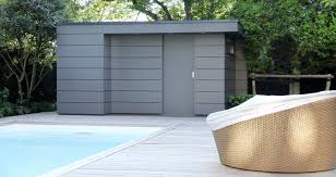 Beim Modernen Gartenhaus Box Pragen Schlichte Eleganz Und Klares Design Das Erscheinungsbild Hergestellt Aus Ed Design Gartenhaus Gartenhaus Modern Gartenhaus