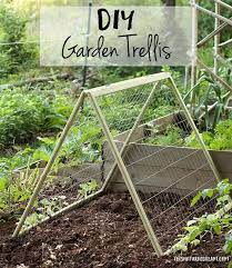 Also, the trellis can be built in the form of an arched canopy. Diy Garden Trellis How To Build A Cucumber Trellis Diy Garden Trellis Vertical Vegetable Gardens Cucumber Trellis Diy