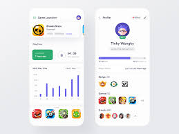 Game Launcher App Exploration Ios App Design App Free Web Template