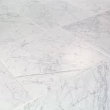 White carrara polished herringbone marble mosaic tile. Catalina Carrara 18x18 Marble Tilebar Com