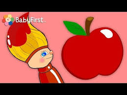 Tomatoes Apples And Strawberries Red Learn The Color Red Color Crew Babyfirsttv Youtube Coloring For Kids Red Color Red Video
