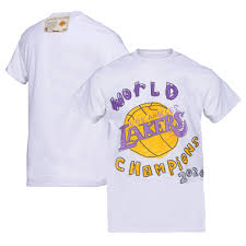 Men S Los Angeles Lakers White 2020 Nba Finals Champions T Shirt In 2020 Los Angeles Lakers Nba T Shirts Nba Finals