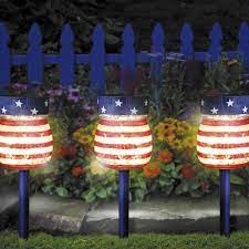 Maybe you would like to learn more about one of these? Patriot Lighting Solar Integrated Led Patriotic Jar Landscape Light At Menards