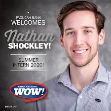 Join us in welcoming Nathan Shockley to the Paducah Bank team. He is one of  six college students interning with us this summer. Click