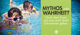 Nach Dem Essen Nicht Schwimmen Gehen Mythos Oder Wahrheit