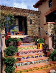 Epingle Par Maria Sofia Canavide Sur Inspirational Home Designs Misc Decorations Mexicaines Escalier De Jardin Decoration Maison