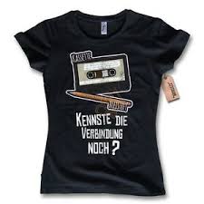 Foto über alte blaue kassette und bleistift auf einem rosa hintergrund. Damen T Shirt Bandsalat Kassette Bleistift Stift Musik Retro Schwarz S M L Xl Ebay