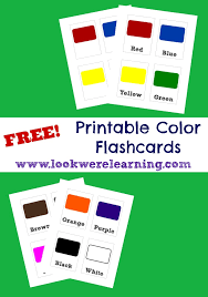 Download the free printable flashcards and use them to help students. Free Printable Flashcards Colors Look We Re Learning