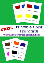 Here you'll find our favorite flash cards your preschooler is sure to love. Free Printable Flashcards Colors Look We Re Learning
