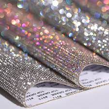 Glass Rhinestone Sticker Sheet Trim Crystal Stickers Beaded Applique Diy Car Decoration Self Adhesive Embellishme In 2020 Crystal Stickers Rhinestone Sticker Car Decor