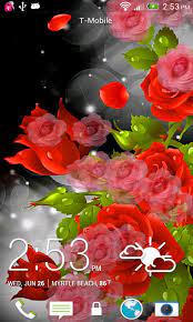 Desktop wallpaper rose wallpaper 4k wallpaper space wallpaper find an inspiring nature wallpaper and download it for free in hd and 4k quality. Amazon Com Red Rose Party Live Wallpaper Appstore For Android
