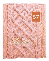 Collection of cable knitting patterns including celtic, heart, lattice, and more. Cable Knitting Pattern 57 Cable Knitting Patterns