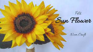 Diy cara membuat bunga matahari dari kain flannel felt sunflower membuat bunga matahari dari. Cara Membuat Bunga Matahari Dari Kain Flanel How To Make Realislic Felt Sunflower By Nzm Craft Youtube